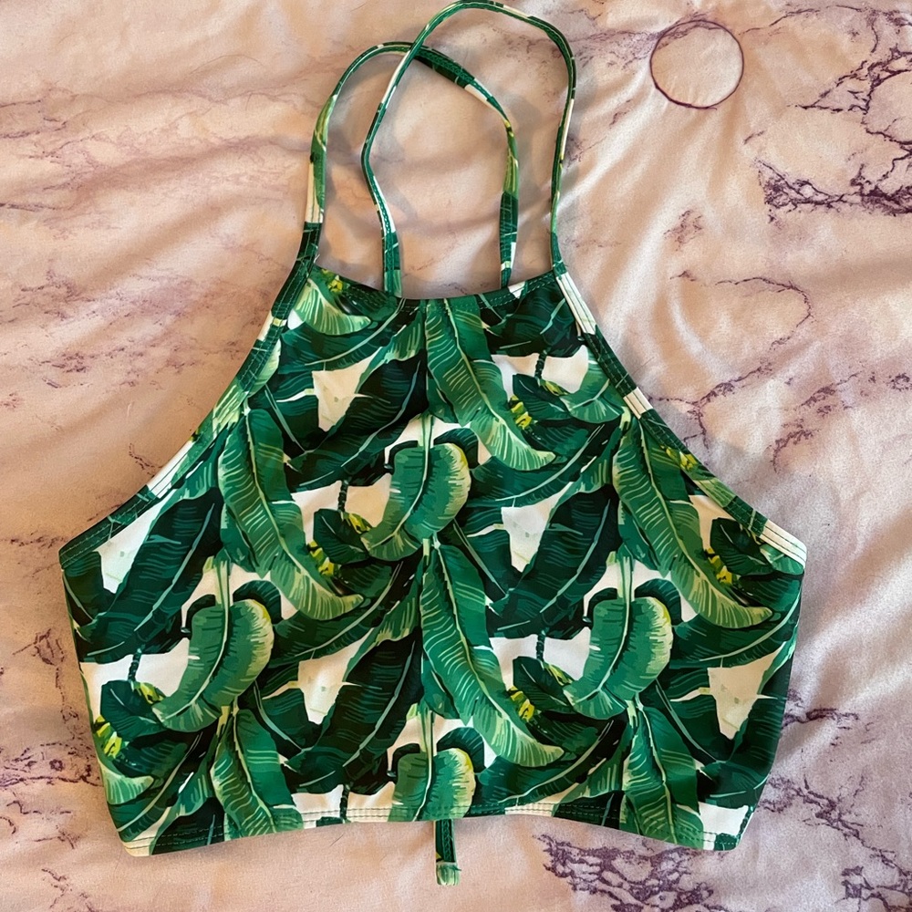 Leaf Bikini Top